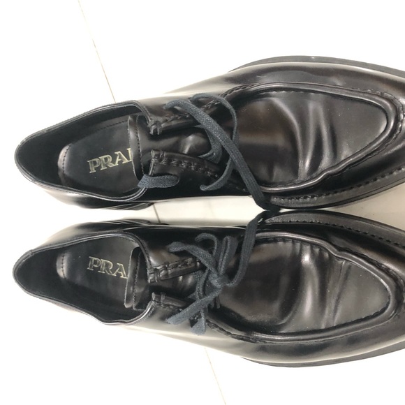 Prada Mens Lace-Up Chunky Sole Shoes - Picture 6 of 15